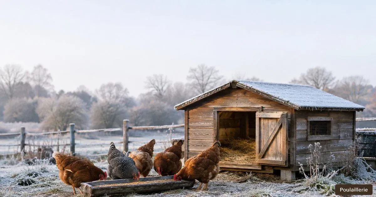 Nourrir ses poules en hiver : rations, eau et repères par temps froid