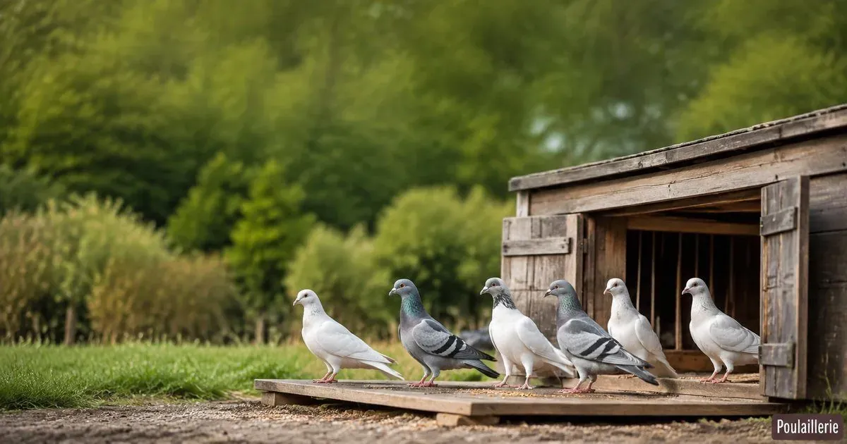 Pigeons au jardin : choisir l’abri, la volière et les accessoires
