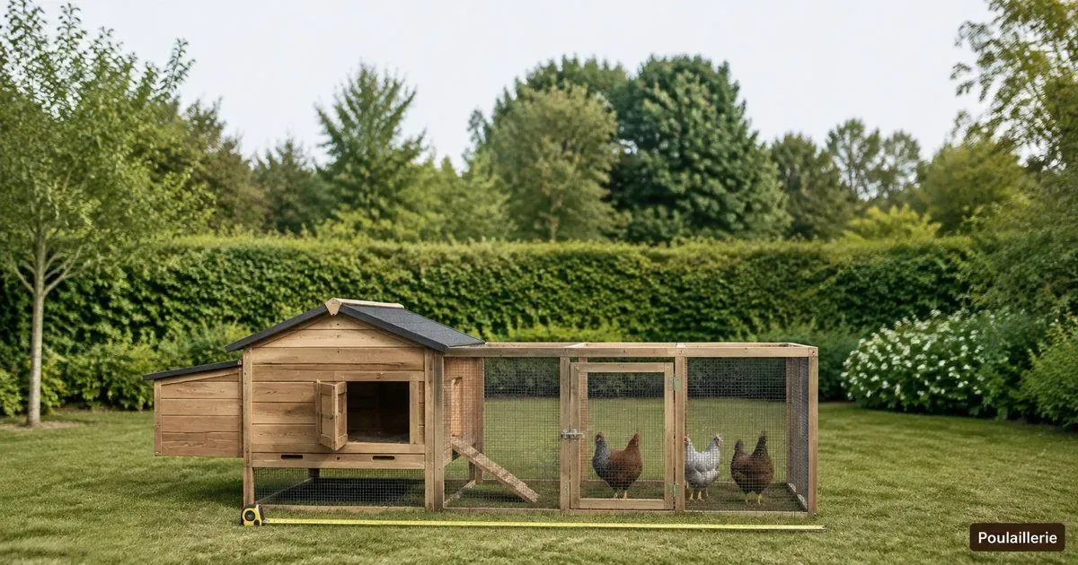 Poulailler 4 poules : quelle taille réelle prévoir