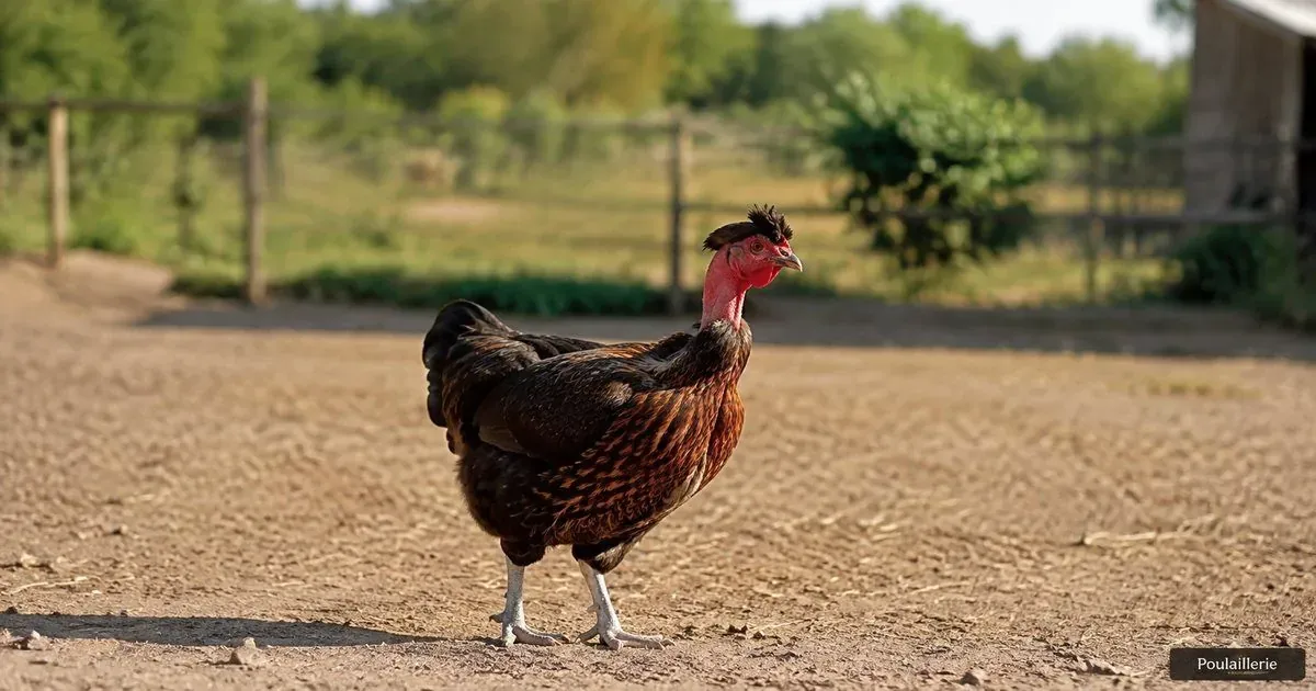 Poule cou nu : origine, résistance à la chaleur et ponte