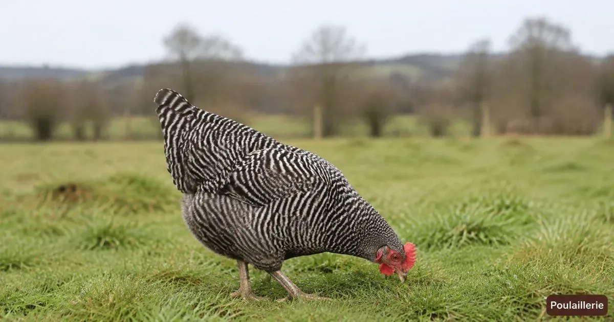 Poule coucou de Rennes : origine bretonne, plumage et ponte