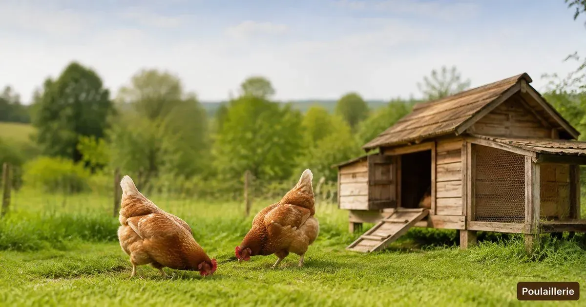Poule rousse : origine, ponte, caractère et poulailler adapté