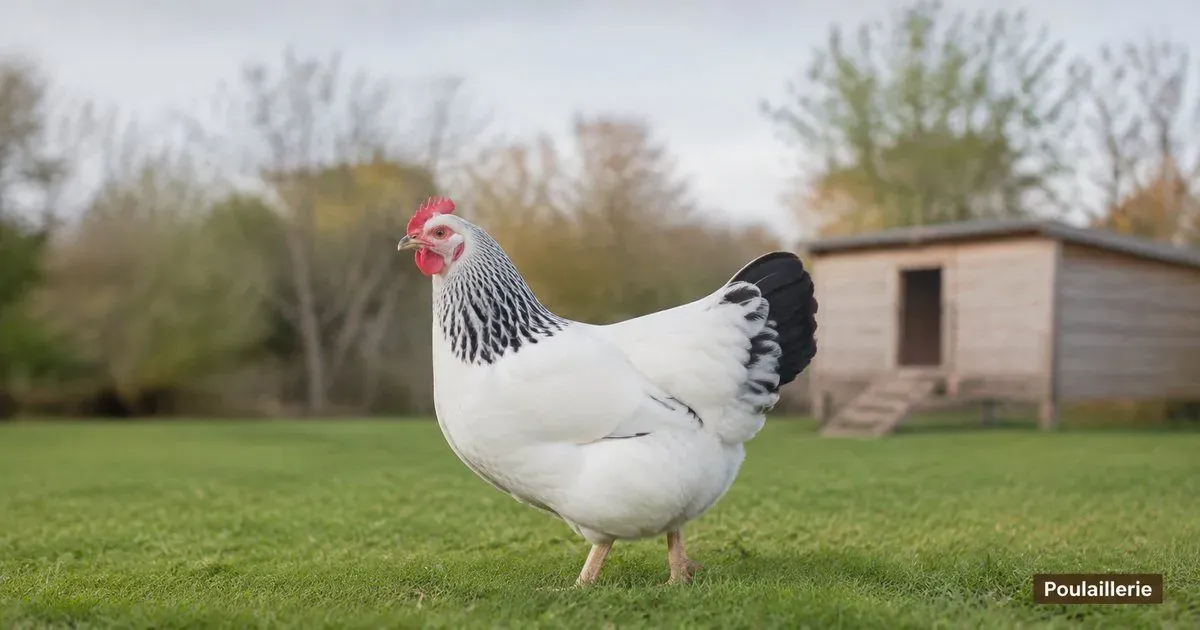 Poule Sussex : origine, ponte, caractère et poulailler adapté